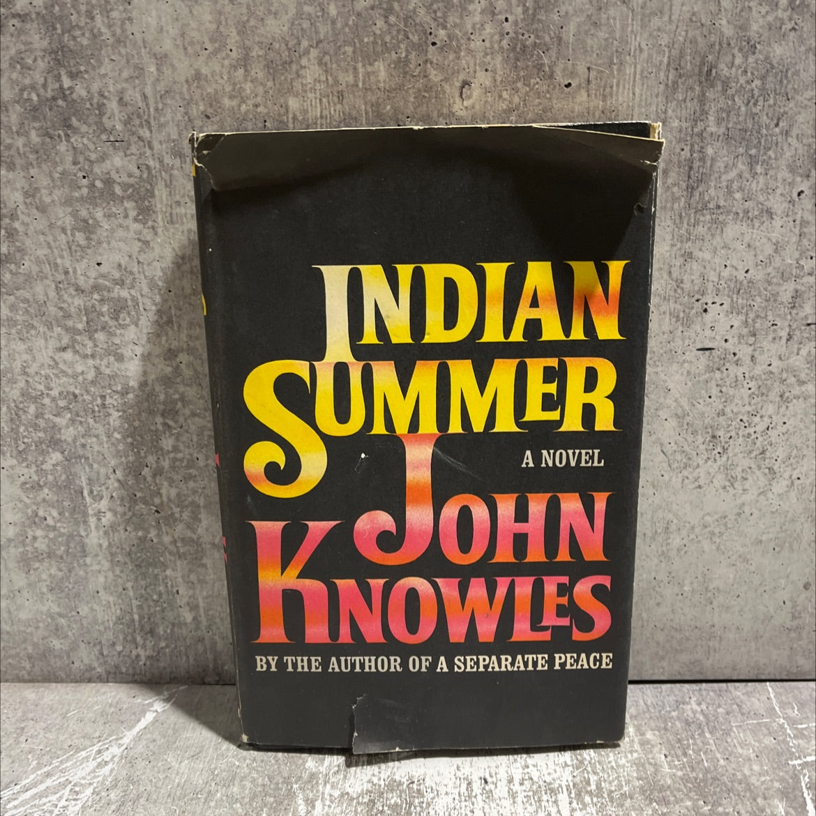 indian summer book, by john knowles, 1966 Hardcover image 1