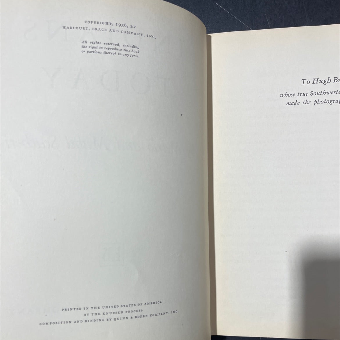 indians today book, by mario and mabel scacheri, 1936 Hardcover image 3
