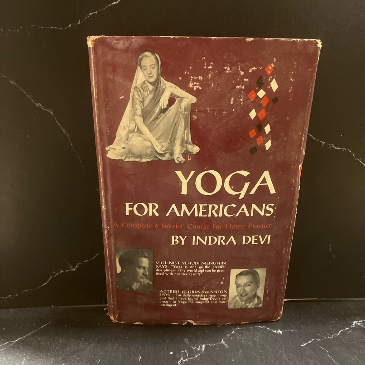 indra devi yoga for americans a complete 6 weeks' course for home practice book, by indra devi, 1967 Hardcover image 1