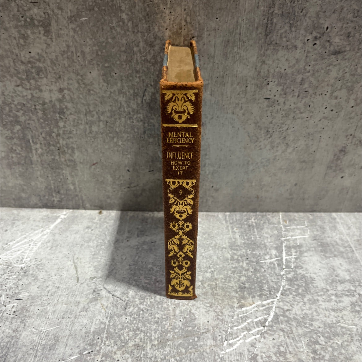 influence how to exert it book, by yoritomo-tashi, 1916 Leather image 4