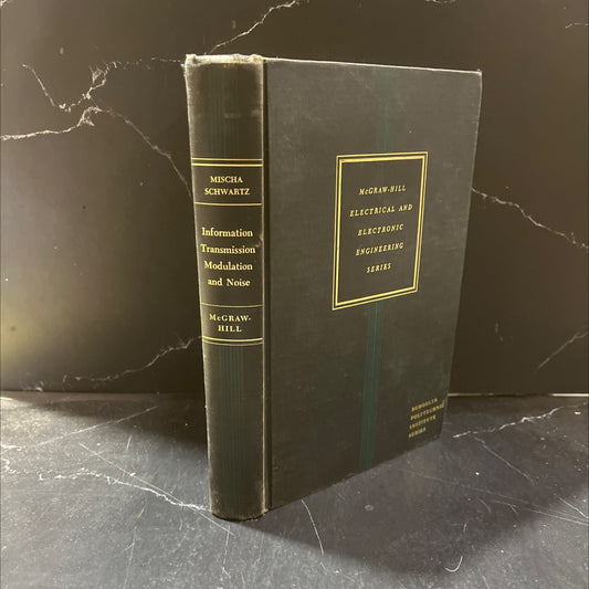 information transmission, modulation, and noise book, by mischa schwartz, 1959 Hardcover image 1