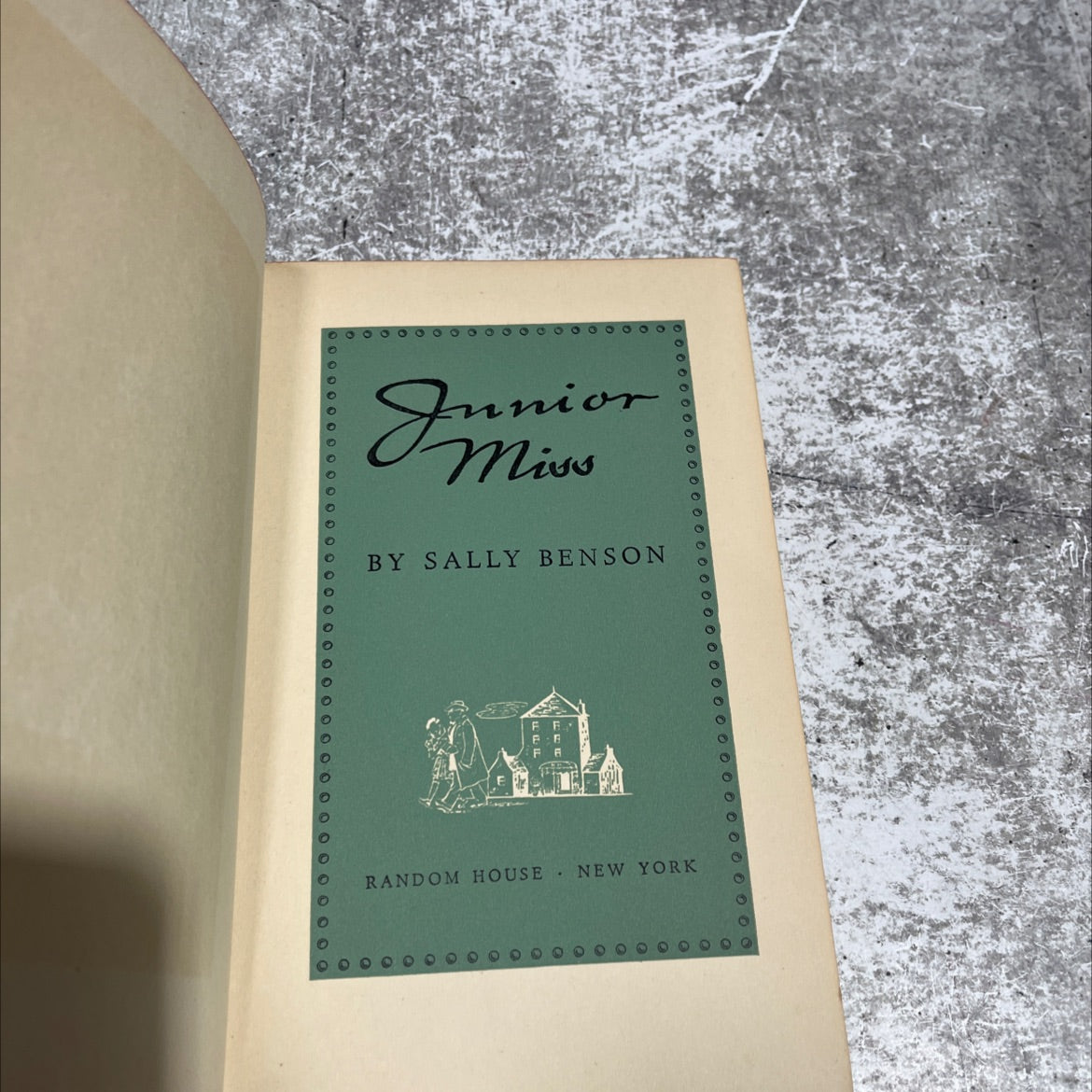 innis miss book, by sally benson, 1941 Hardcover image 2