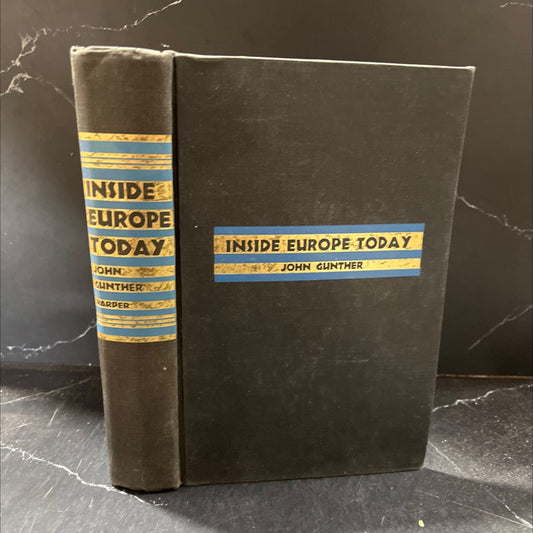 inside europe today book, by john gunther, 1961 Hardcover image 1