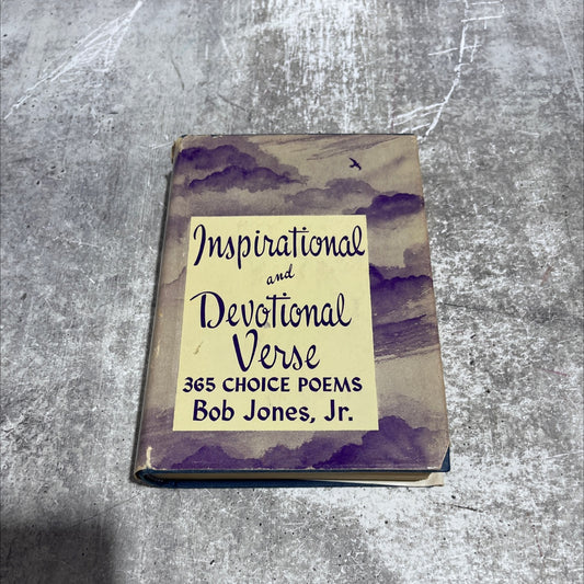 inspirational and devotional verse 365 choice poems one for every day of the year book, by bob jones jr, 1956 Hardcover image 1