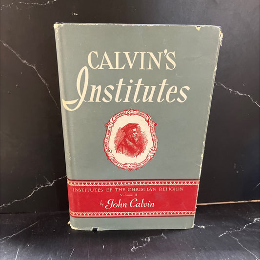institutes of the christian religion book, by john calvin, 1957 Hardcover image 1
