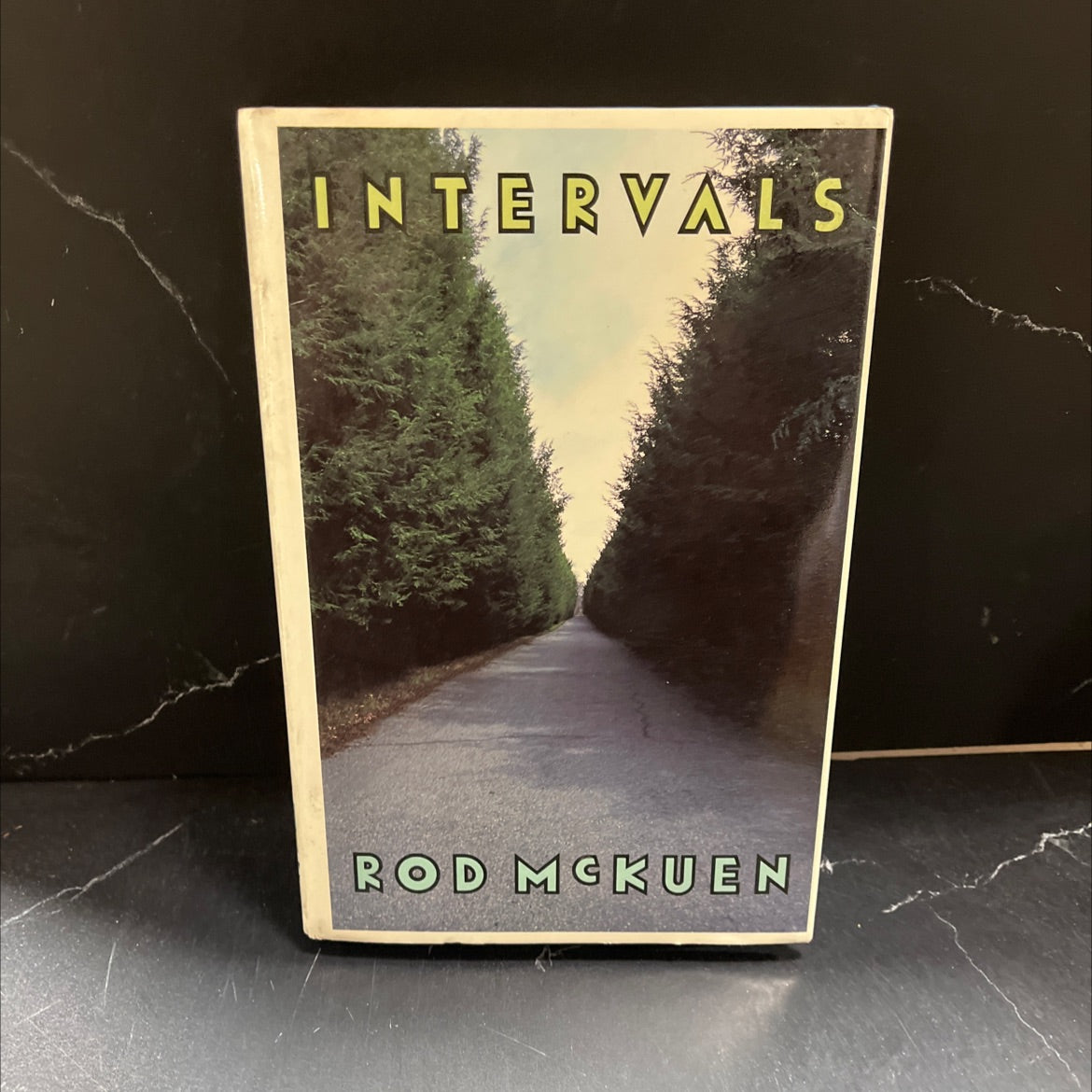intervals book, by rod mckuen, 1986 Hardcover image 1