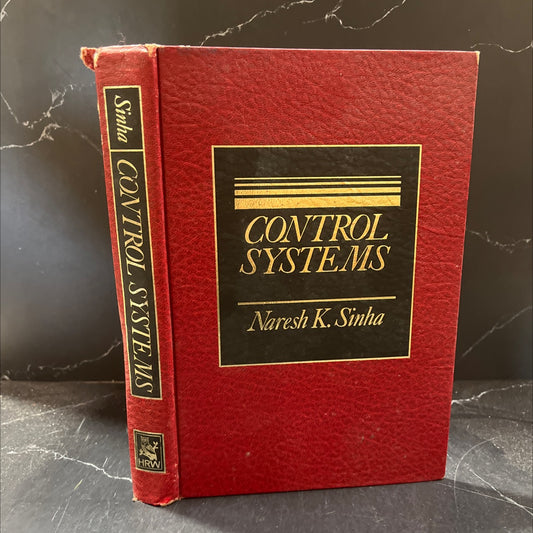 introduction to control systems: an integrated approach book, by naresh k. sinha, 1986 Hardcover image 1