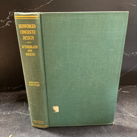 introduction to reinforced concrete design book, by hale sutherland, raymond c. reese, 1943 Hardcover image 1