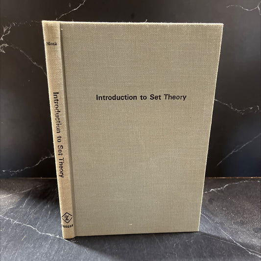 introduction to set theory book, by J. Donald Monk, 1980 Hardcover image 1