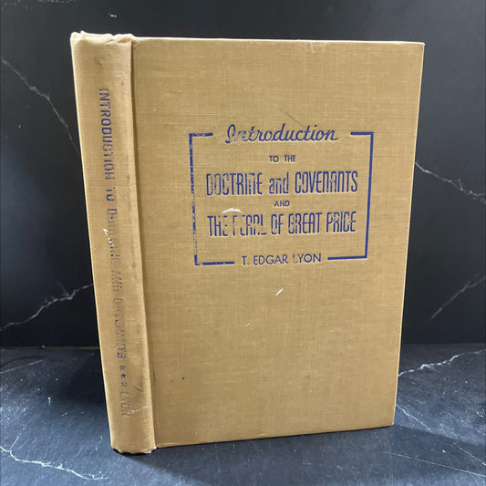 introduction to the doctrine and covenants - and - the pearl of great price book, by t. edgar lyon, 1948 Hardcover image 1