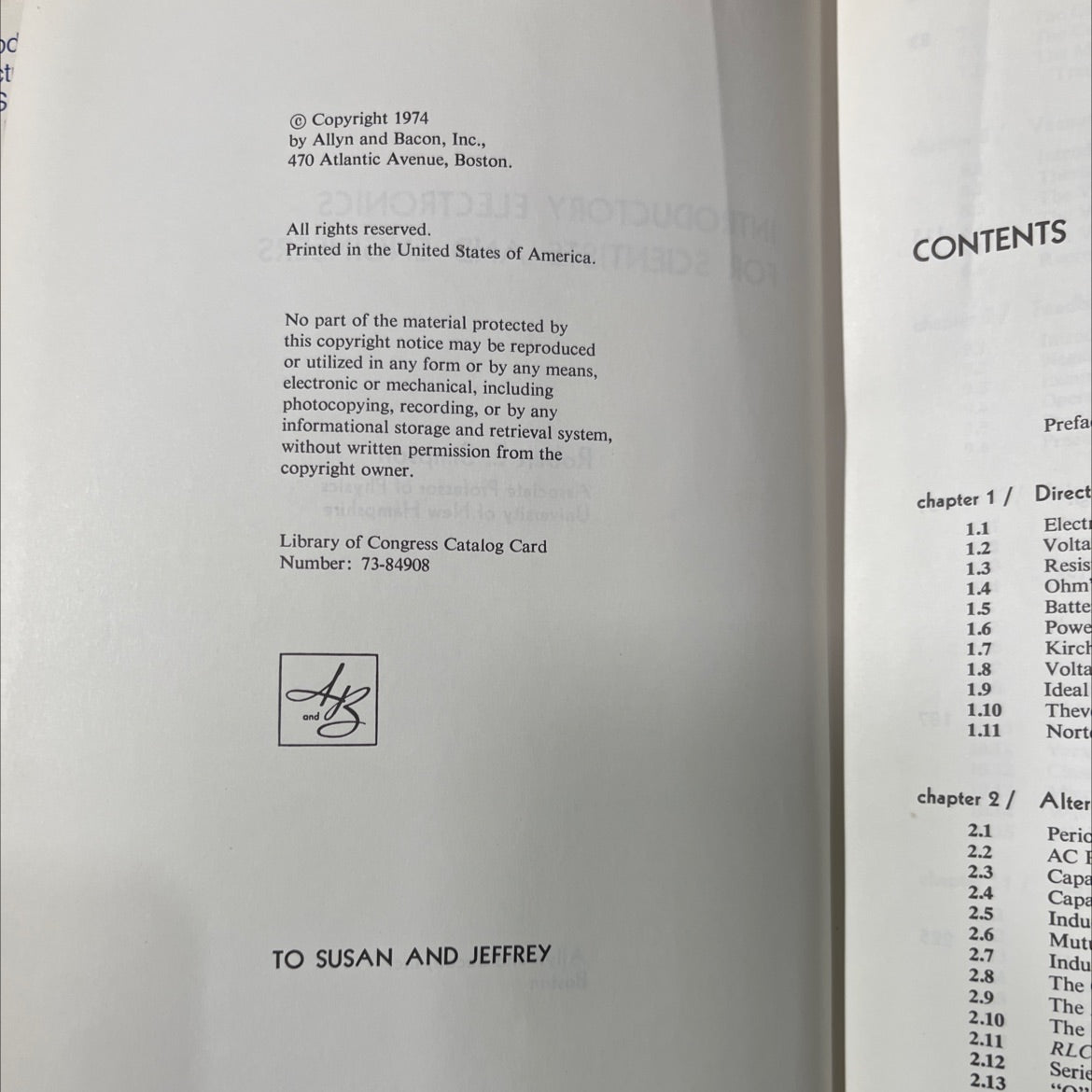 introductory electronics for scientists and engineers book, by robert e. simpson, 1974 Hardcover image 3