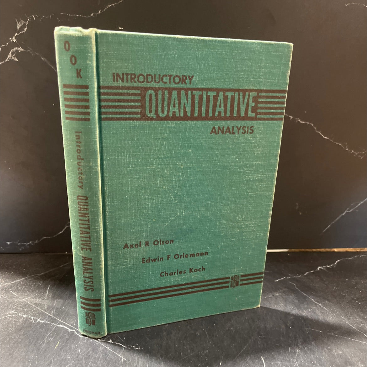 introductory quantitative analysis book, by axel r. olson, edwin f. orlemann, charles w. koch, 1953 Hardcover image 1