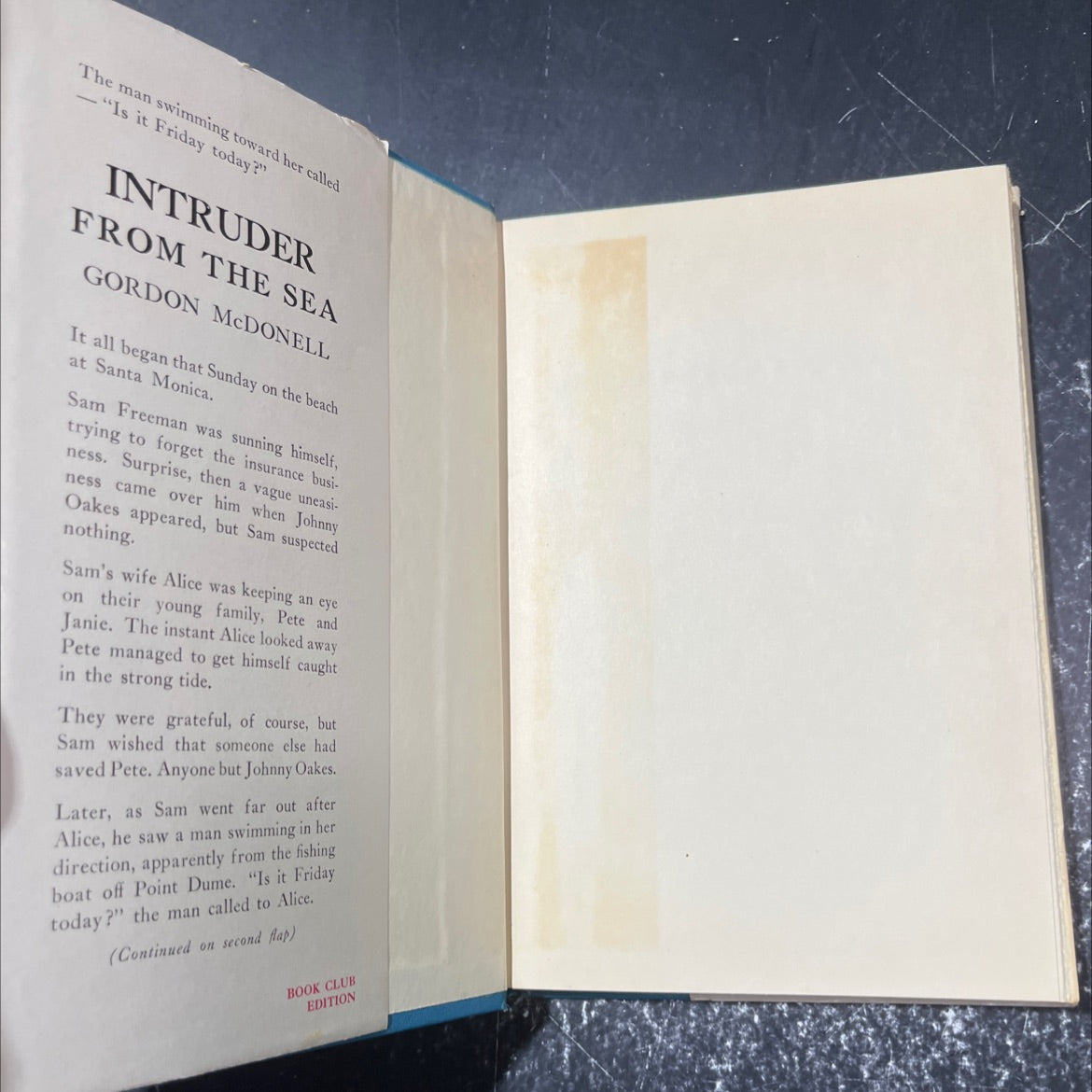 intruder from the sea book, by gordon mcdonell, 1953 Hardcover image 4