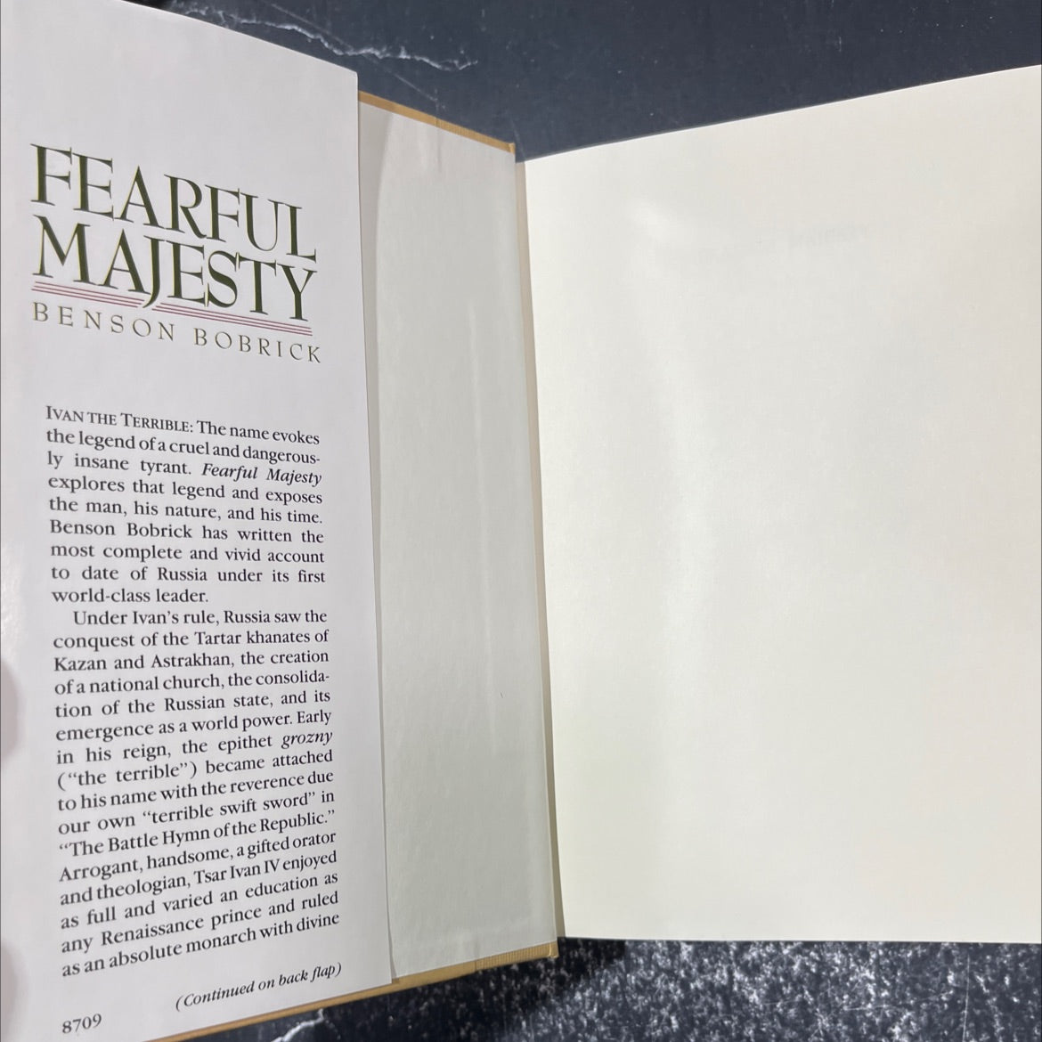 iron fearful majesty the life and reign of ivan the terrible book, by benson bobrick, 1987 Hardcover image 4