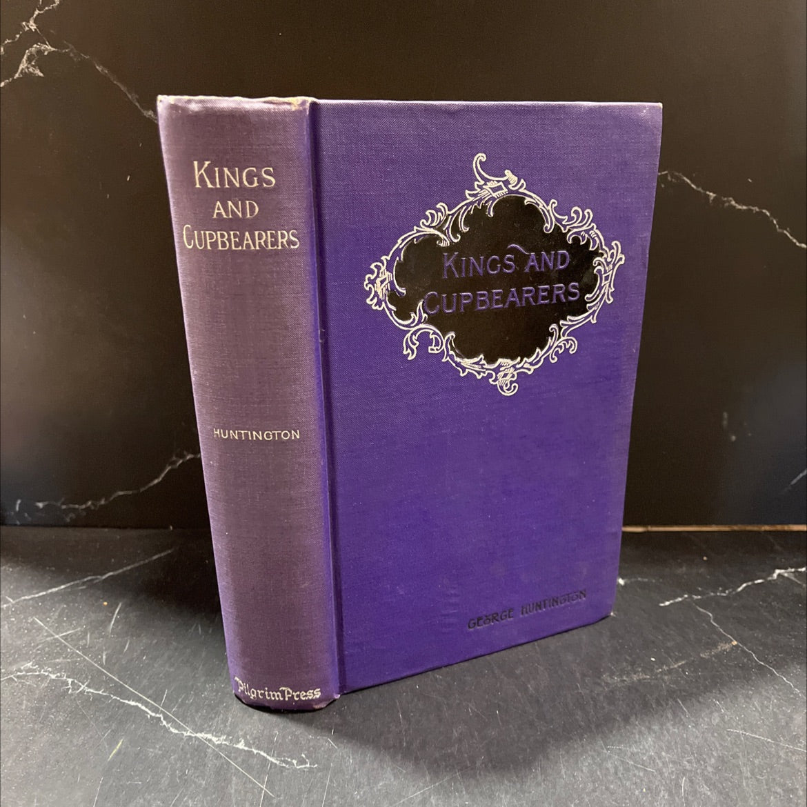is he killed kings and cupbearers book, by rev. george huntington, 1895 Hardcover image 1