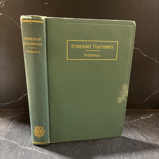 itinerant footprints book, by Rev. Anson Stedwell, 1915 Hardcover image 1