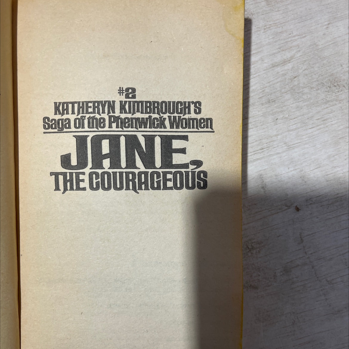jane, the courageous book, by katheryn kimbrough, 1975 Paperback, Vintage, Heavily Used image 2