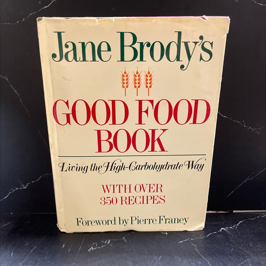 jane brody's good food book book, by jane e. brody, 2001 Hardcover image 1