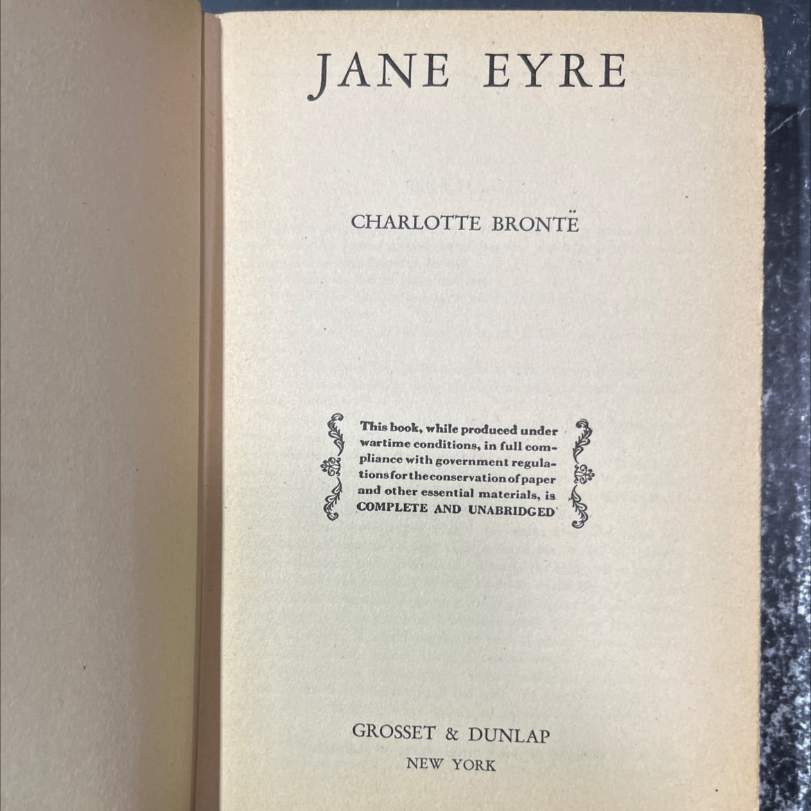 jane eyre book, by charlotte brontë, 1970 Hardcover image 2