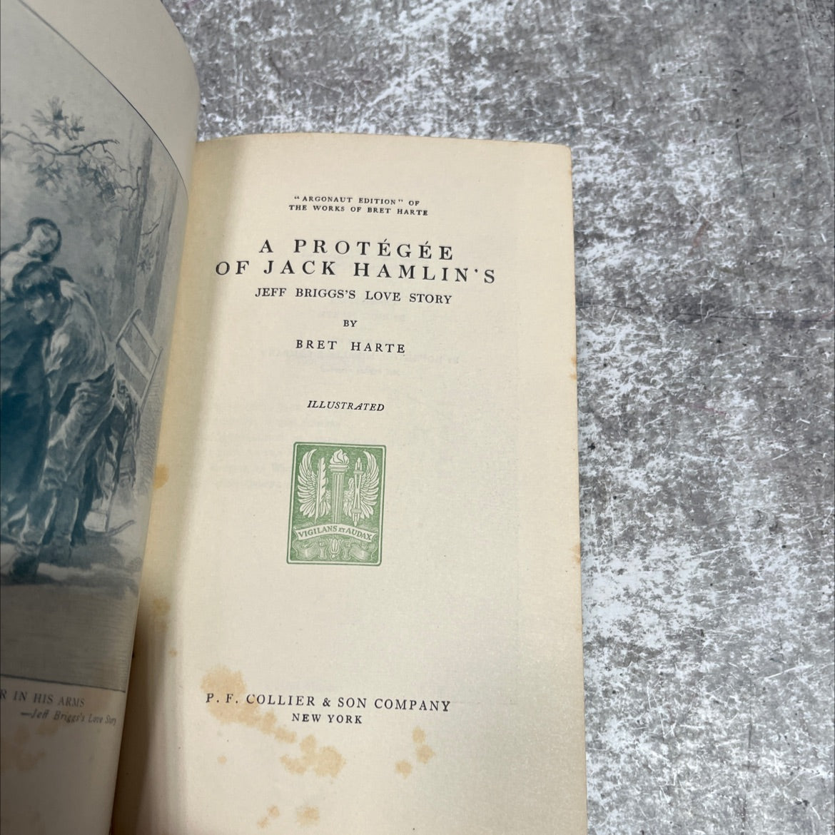 jeff briggs's love story book, by bret harte, 1894 Hardcover image 2