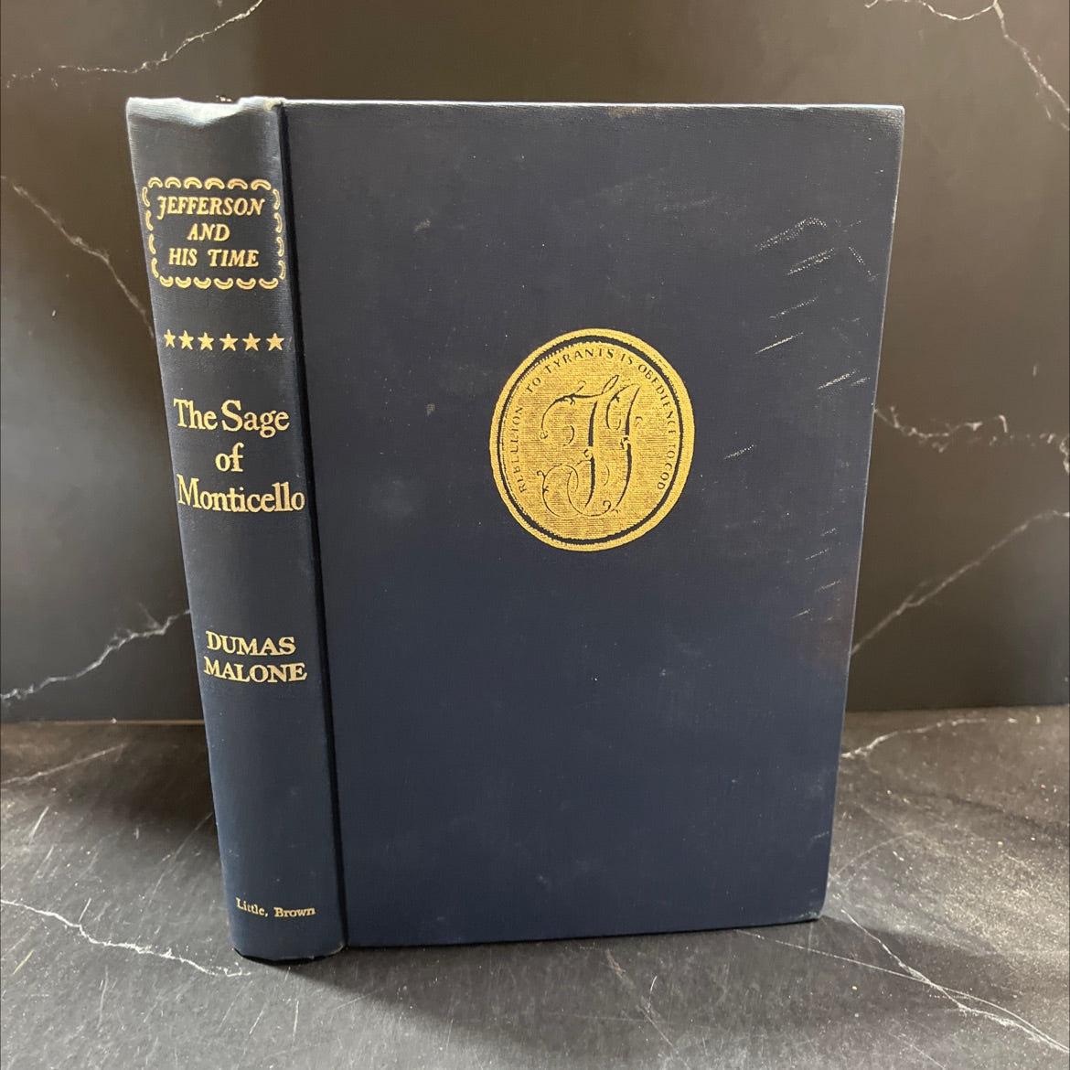 jefferson and his time volume six the sage of monticello book, by Dumas Malone, 1981 Hardcover image 1