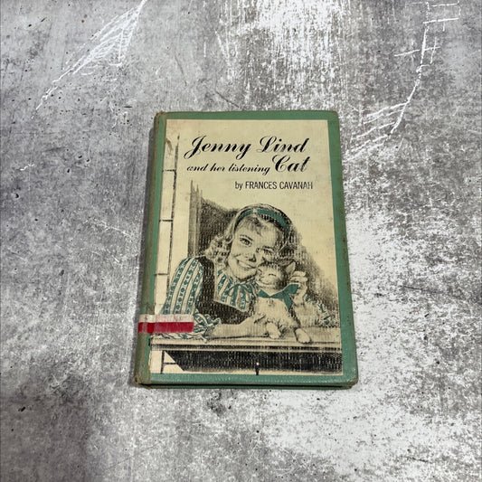 jenny lind and her listening cat book, by frances cavanah, 1961 Hardcover image 1