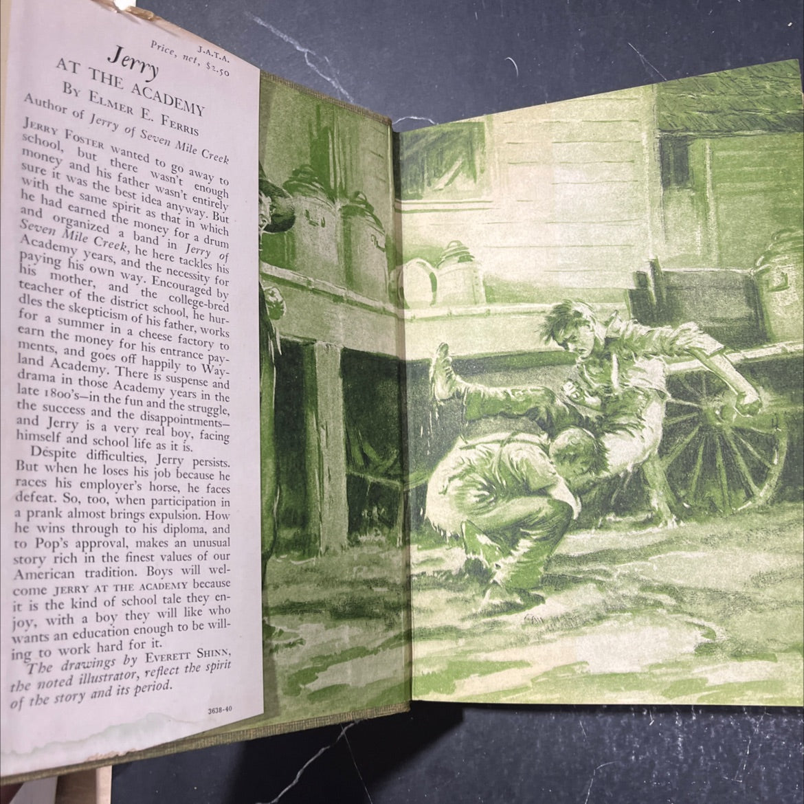 jerry at the academy book, by elmer e. ferris, 1940 Hardcover image 4