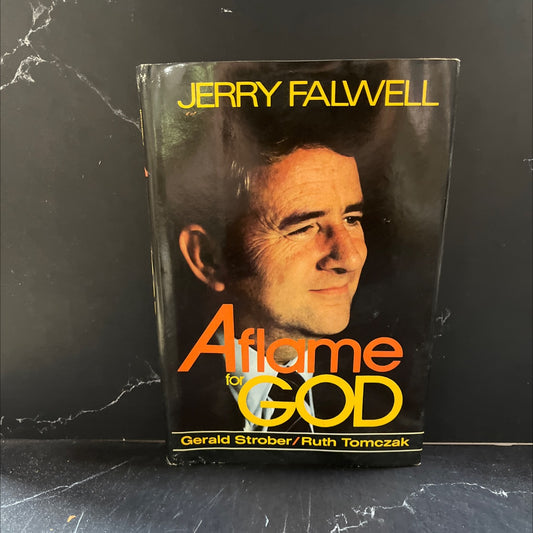 SIGNED jerry falwell: aflame for god book, by jerry strober, ruth tomczak, 1998 Hardcover image 1