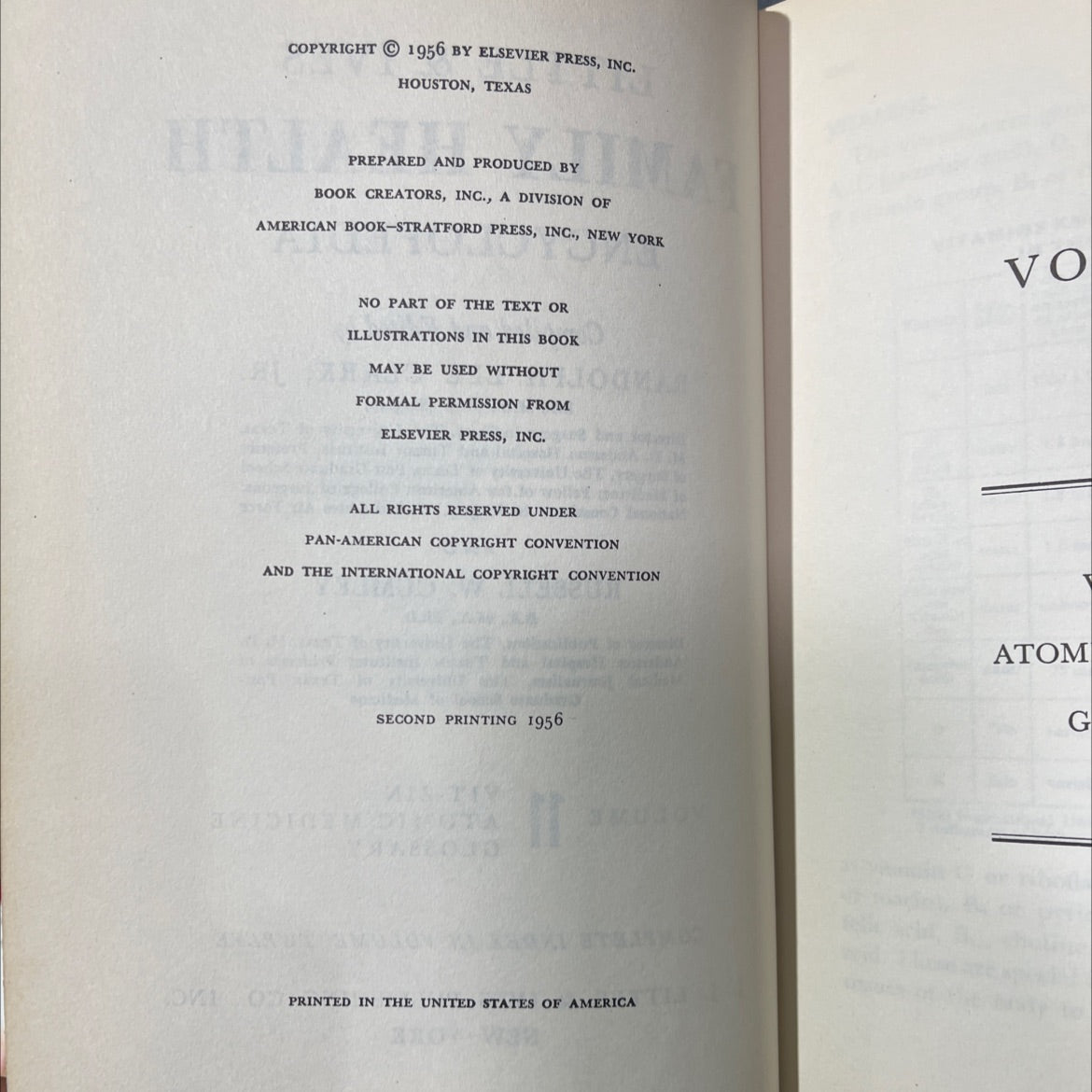jima little & ives family health encyclopedia book, by randolph lee clark, jr. and russell w. cumley, 1956 Hardcover image 3