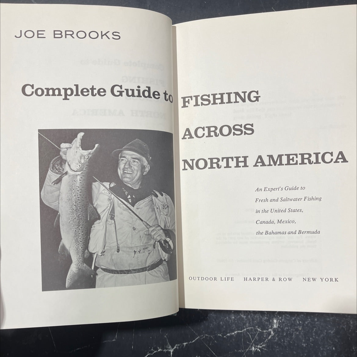 joe brooks complete guide to fishing across north america book, by Joe Brooks, 1970 Hardcover image 2