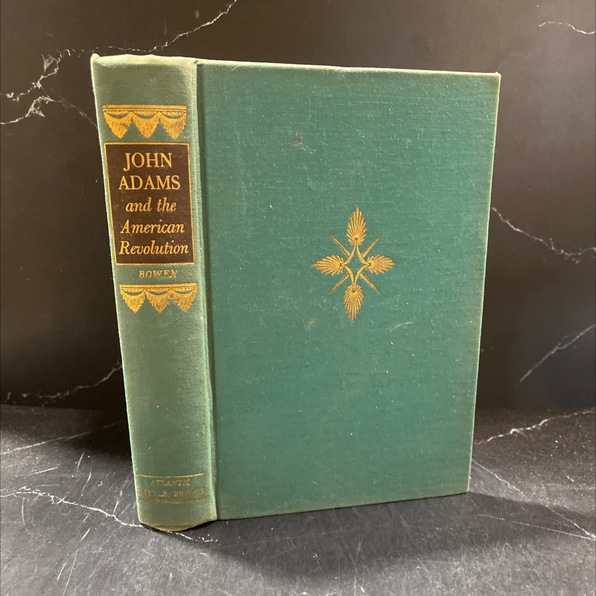 john adams and the american revolution book, by catherine drinker bowen, 1950 Hardcover image 1