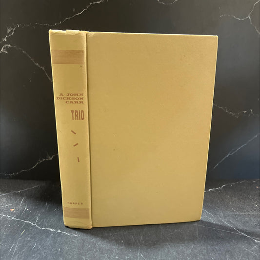 john dickson carr trio book, by John Dickson Carr, 1957 Hardcover image 1