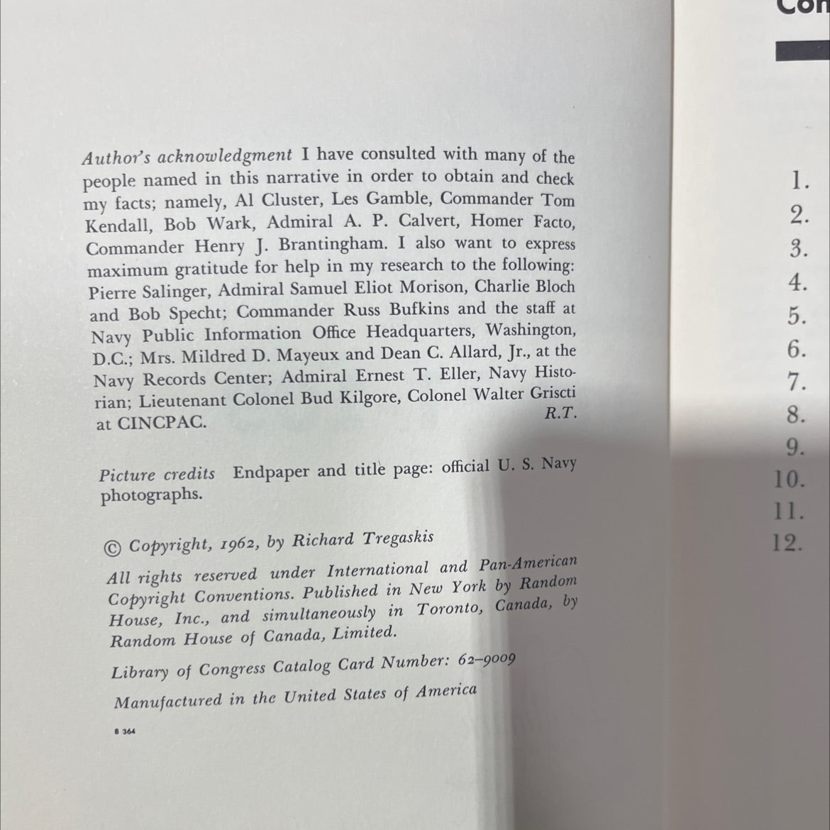 john f. kennedy and pt-109 book, by Richard Tregaskis, 1962 Hardcover image 3