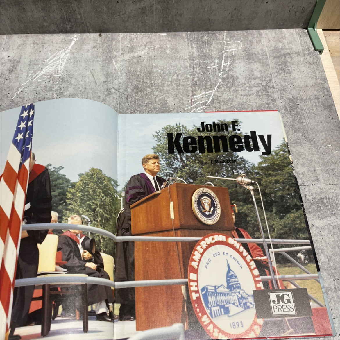 john f. kennedy siden american pro deo et patria book, by unknown, 1995 Hardcover image 2