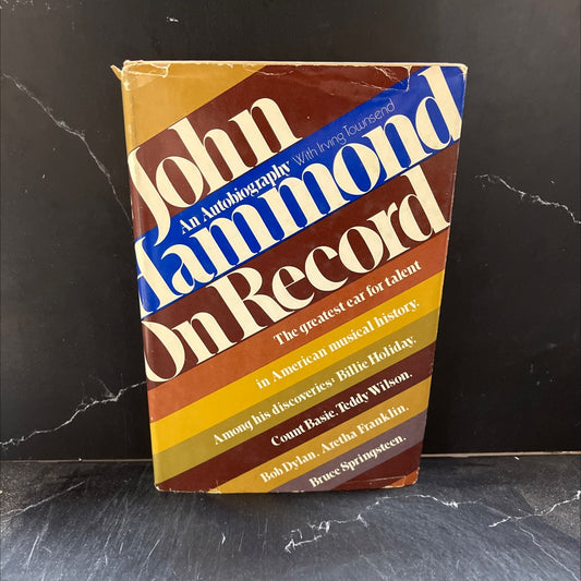 john hammond on record an autobiography with irving townsend book, by John Hammond, 1977 Hardcover image 1