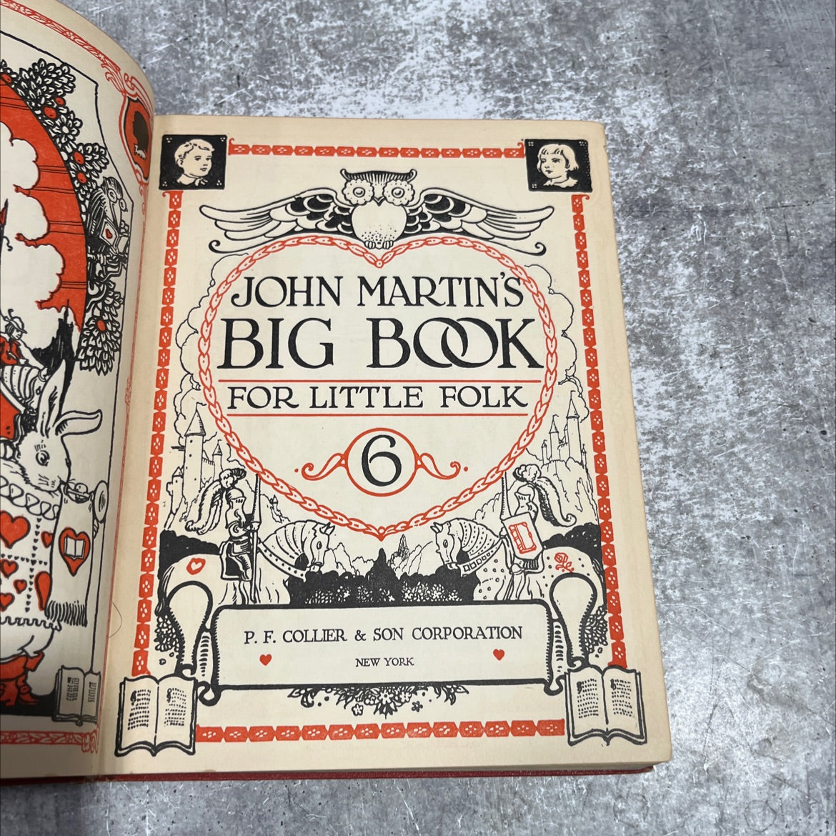 john martin's big book for little folk book, by unknown, 1932 Hardcover image 2
