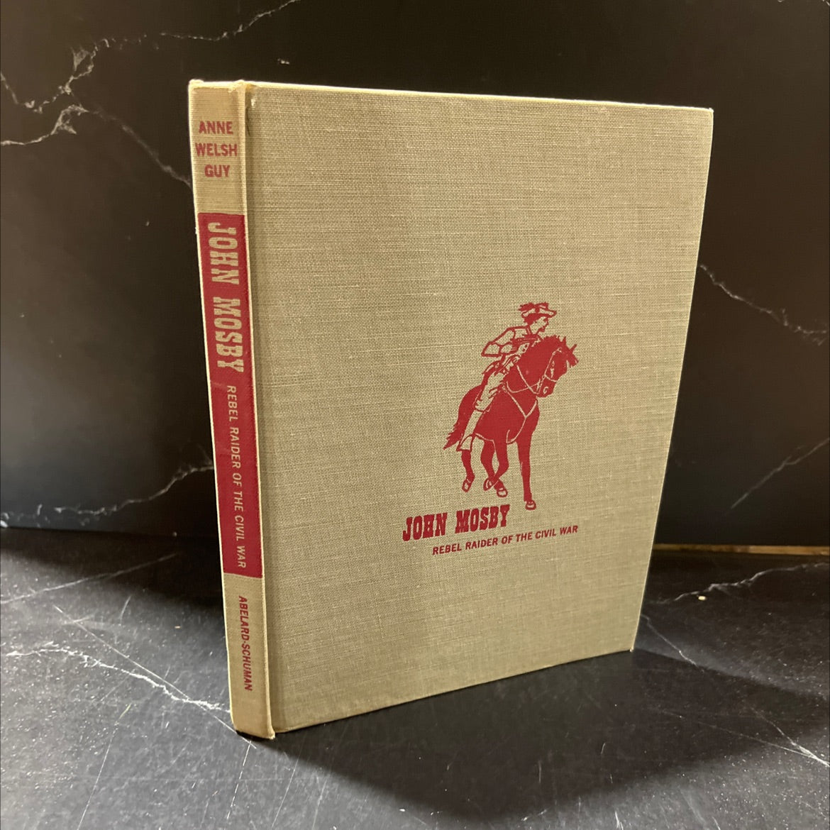john mosby rebel raider of the civil war book, by anne welsh guy, 1965 Hardcover image 1