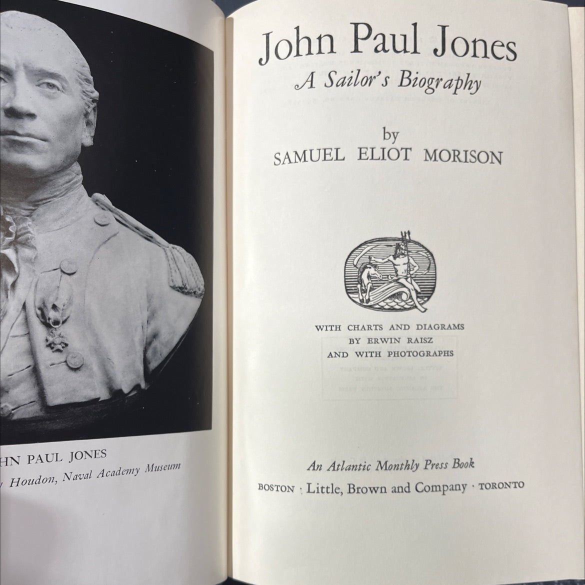 john paul jones a sailor's biography book, by samuel eliot morison, 1959 Hardcover image 2