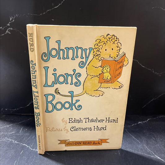 johnny lion's book book, by Edith Thacher Hurd, 1965 Hardcover image 1