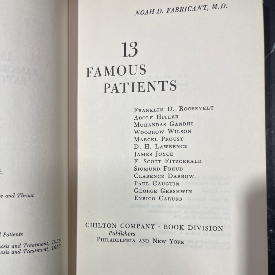 jomat tas e and throat book, by noah d. fabricant, m.d., 1960 Hardcover image 2