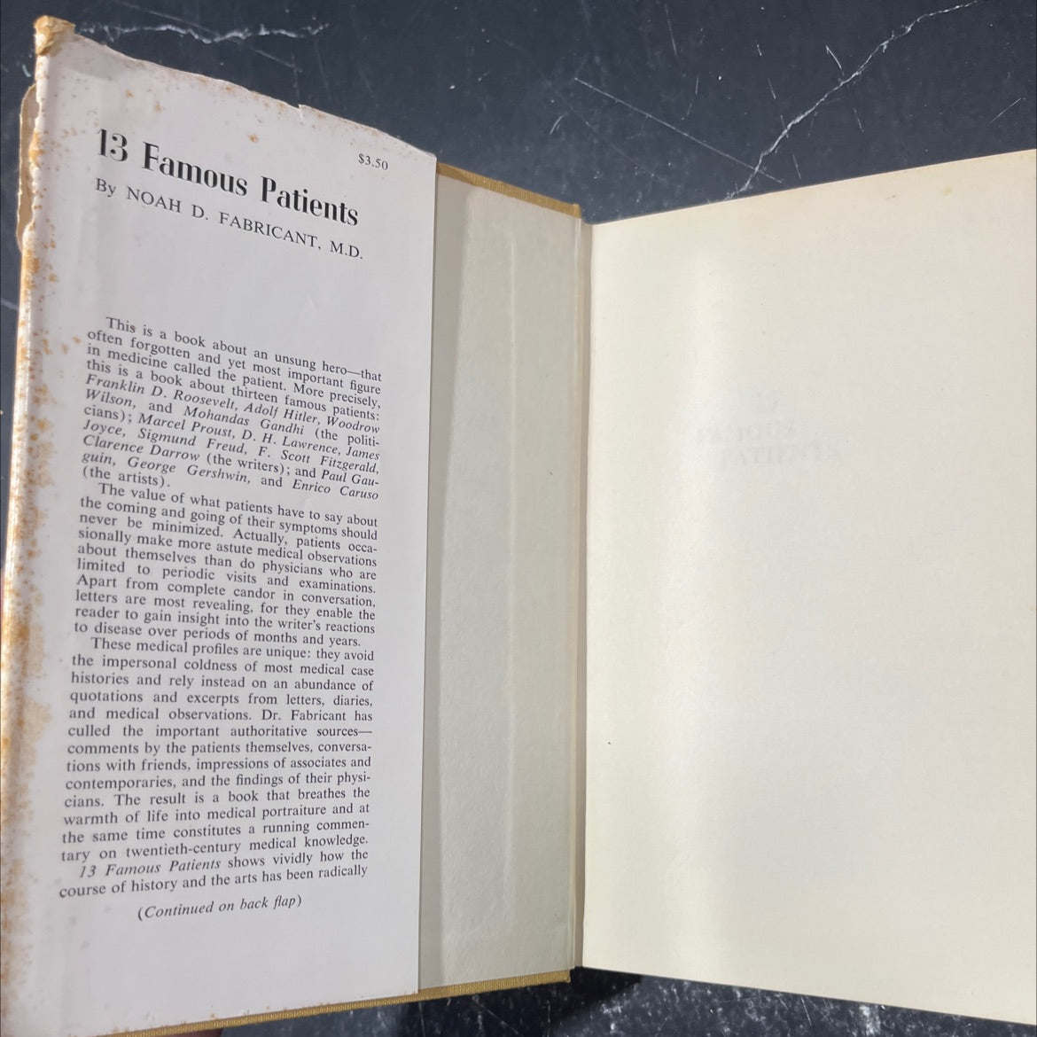 jomat tas e and throat book, by noah d. fabricant, m.d., 1960 Hardcover image 4