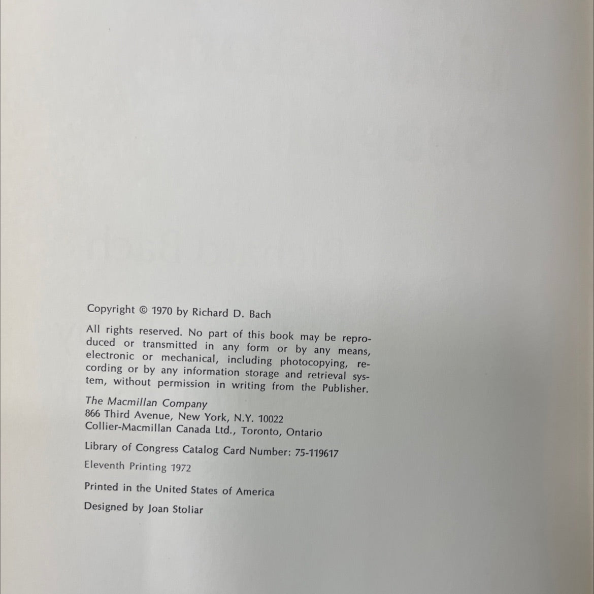 jonathan livingston seagull book, by richard bach, 1970 Hardcover image 3