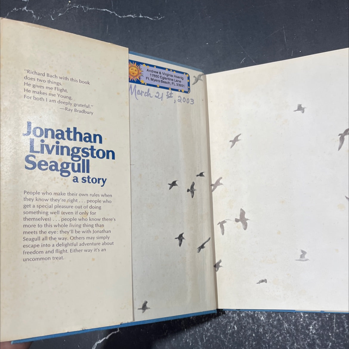 jonathan livingston seagull book, by richard bach, 1970 Hardcover image 4
