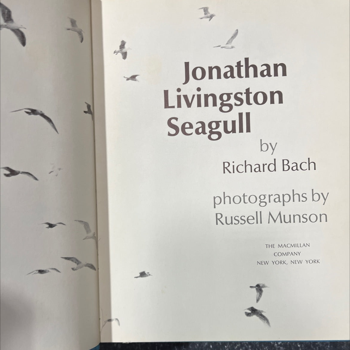 jonathan livingston seagull book, by richard bach, 1970 Hardcover image 2
