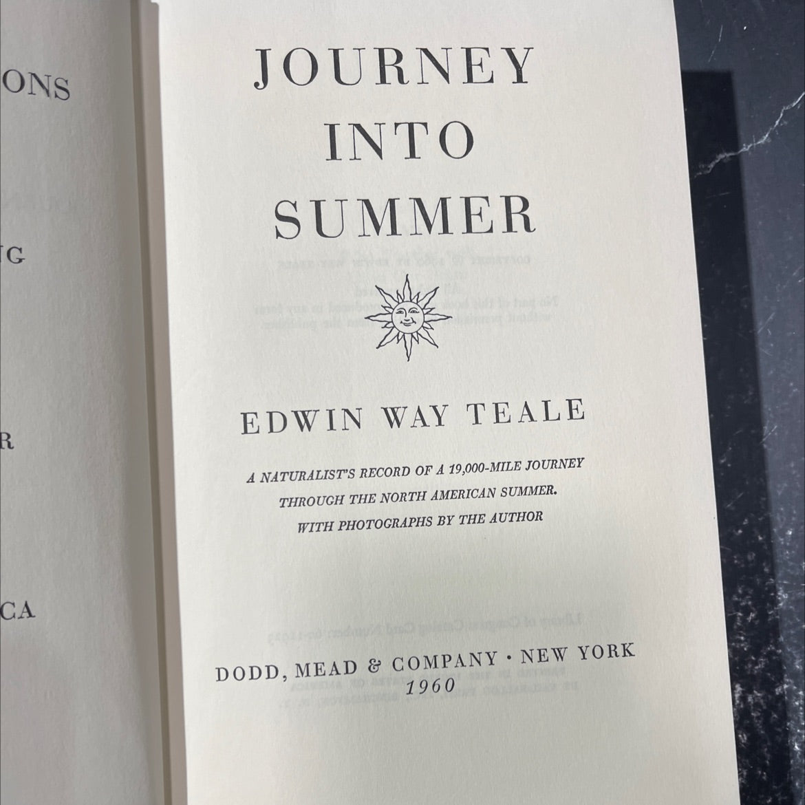 journey into summer book, by edwin way teale, 1960 Hardcover image 2