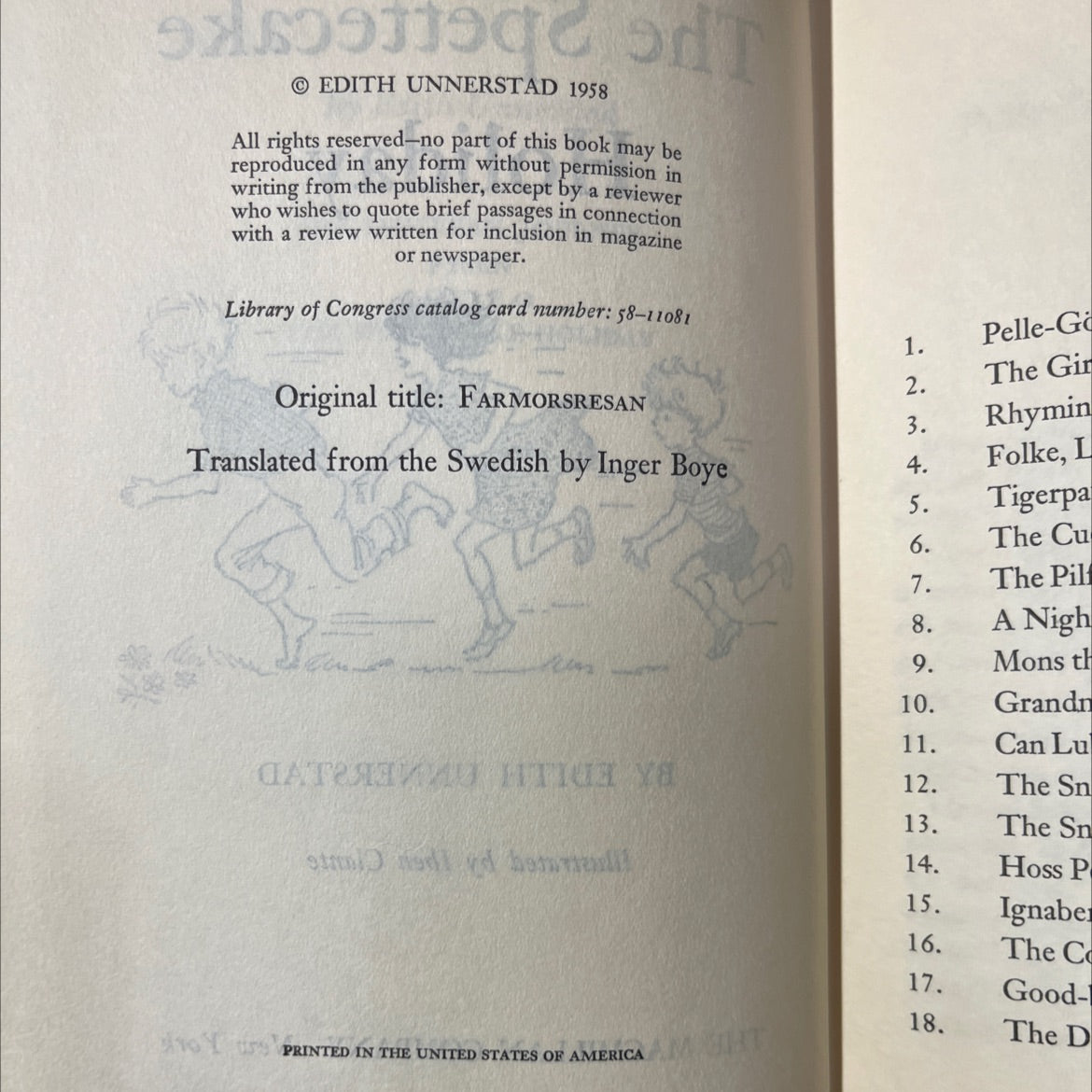 journey of a holiday book, by edith unnerstad, 1958 Hardcover image 3