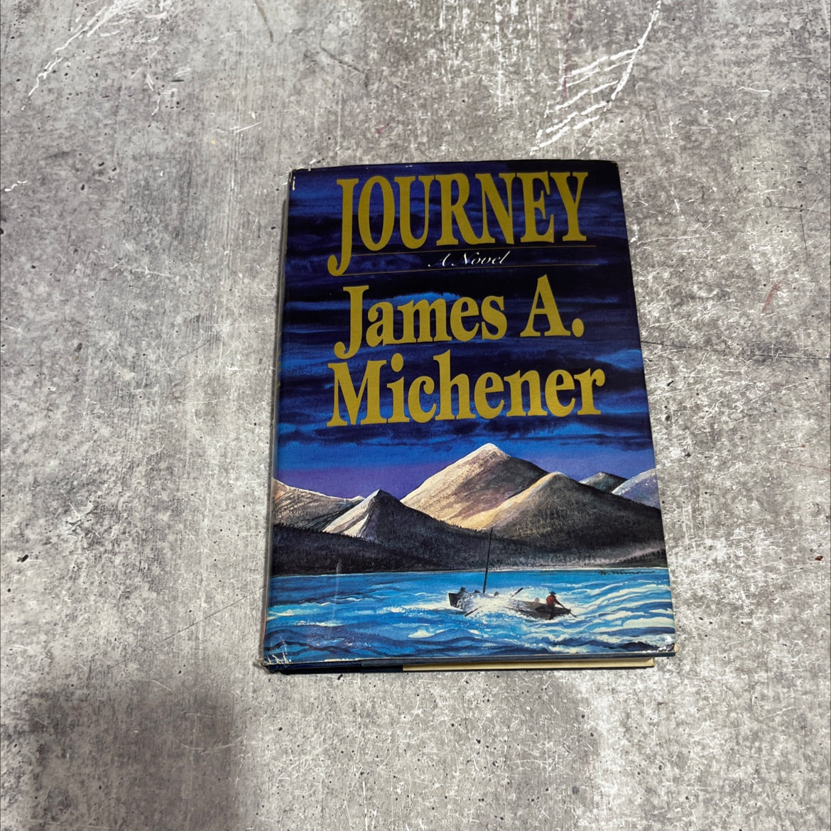journey book, by James A. Michener, 1989 Hardcover image 1