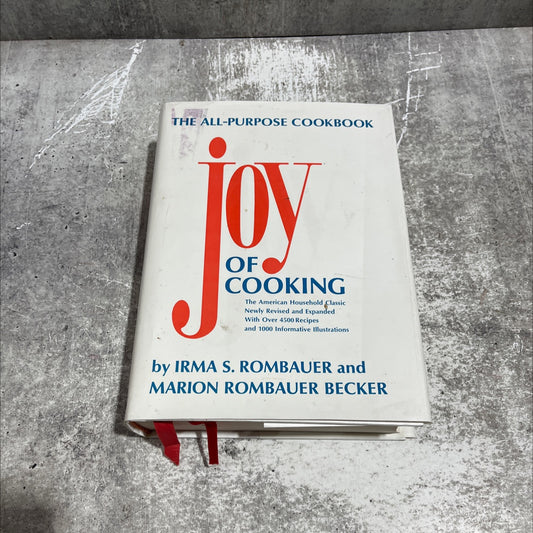 joy of cooking book, by Irma S. Rombauer, Marion Rombauer Becker, 1975 Hardcover image 1