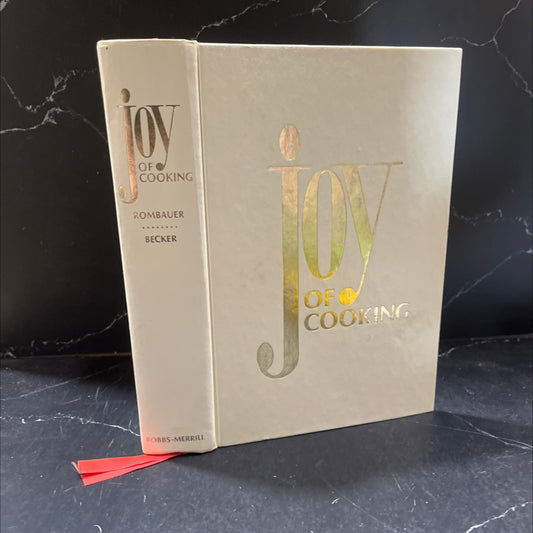joy of cooking book, by irma s. rombauer, marion rombauer becker, 1975 Hardcover image 1