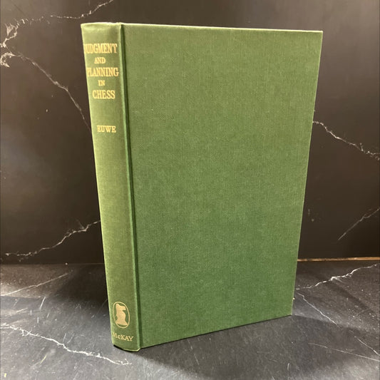 judgment and planning in chess book, by dr. max euwe, 1974 Hardcover image 1